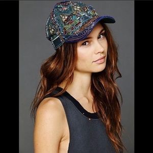 Free People Embellished  Baseball Hat